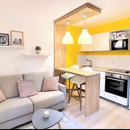 Centre Saint-Gervais Studio Jaune Moderne Proche Telecabine 2 Pers Exterior photo