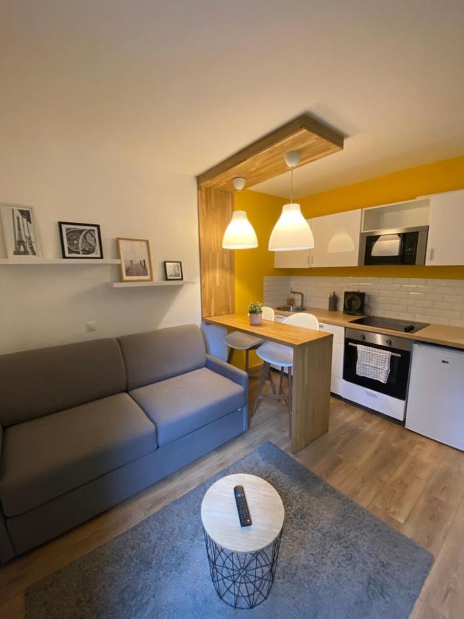 Centre Saint-Gervais Studio Jaune Moderne Proche Telecabine 2 Pers Exterior photo