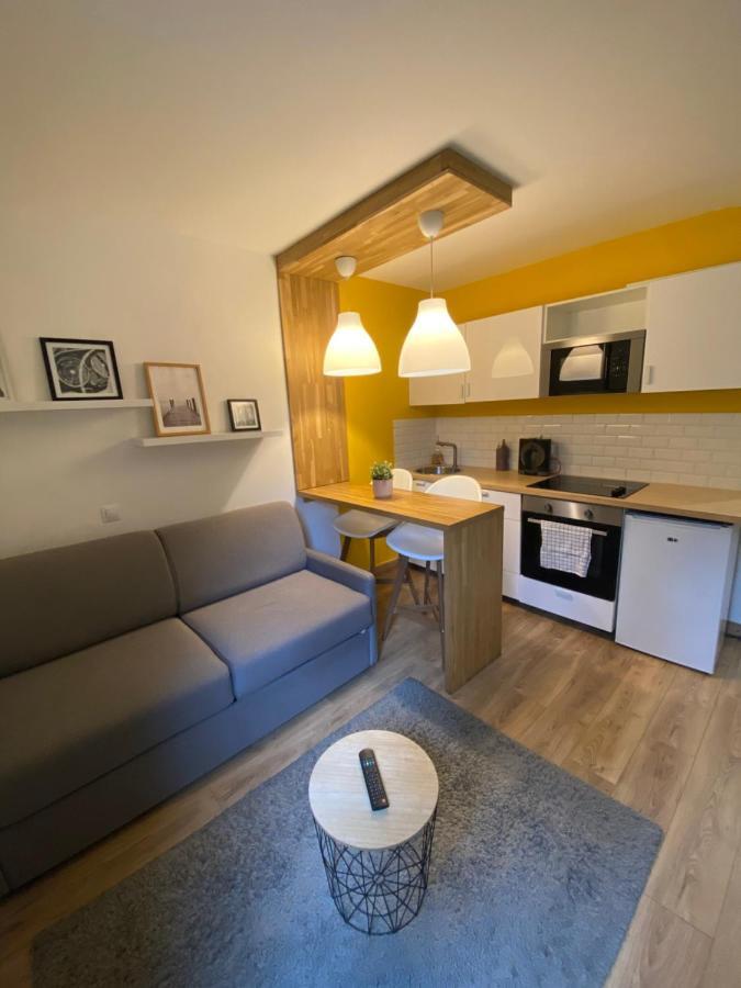 Centre Saint-Gervais Studio Jaune Moderne Proche Telecabine 2 Pers Exterior photo